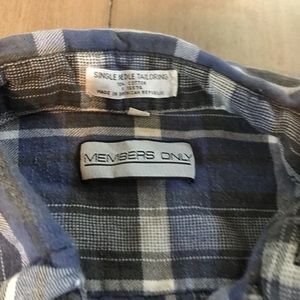 Vintage Members Only Shirt